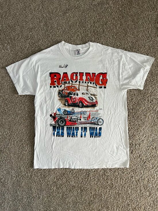Delta Other - 1997 MBNA Motorsports Racing The Way It Was T-shirt Vintage SIGNED Size XL